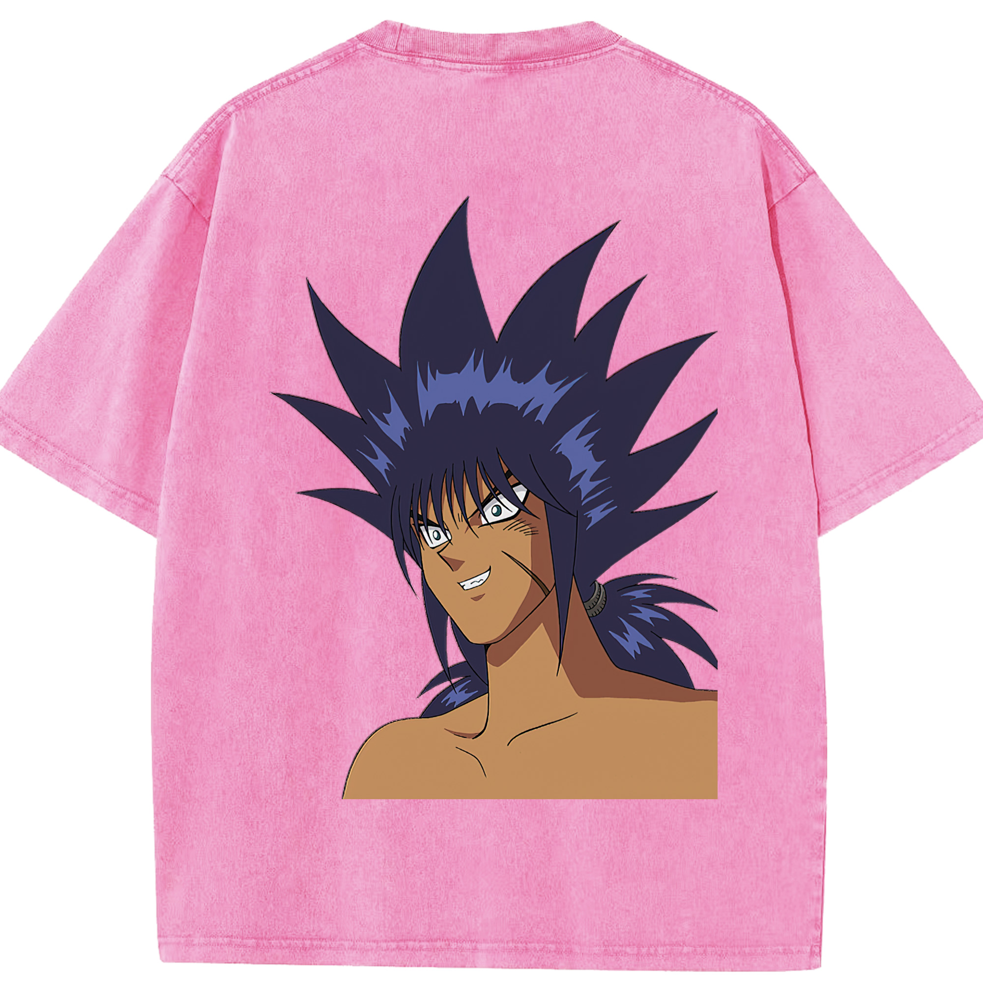 （画像用） 遊☆戯☆王 Yu-Gi-Oh! 綿100% ヴィンテージ風 半袖Tシャツ（背面プリント）